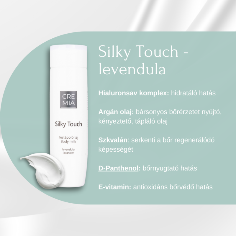 Silky touch testápoló tej levendula 200 ml - Image 2