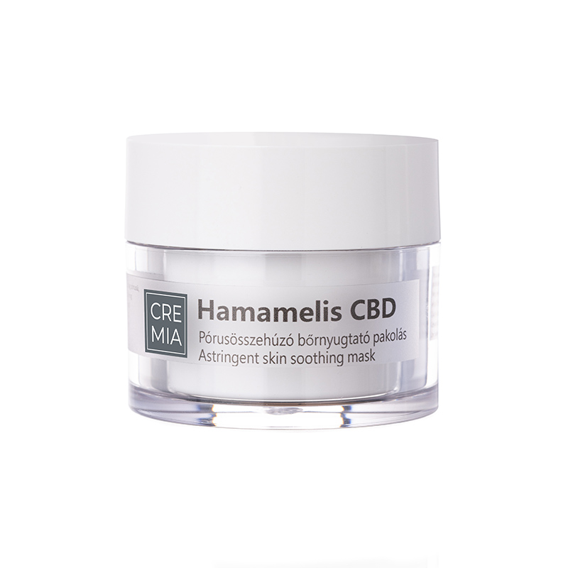 Hamamelis CBD 50ml pórusösszehúzó  bőrnyugtató krémpakolás