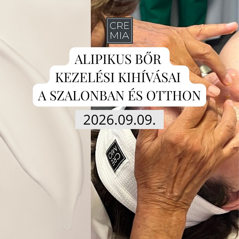 Regisztrációs kártya - Alipikus bőr kezelési kihívásai a szalonban és otthon 2026.09.09.